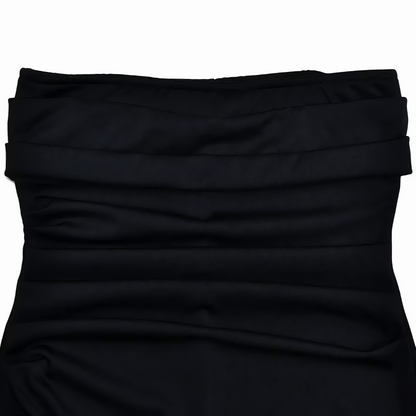 Elegant High-Slit Backless Dress